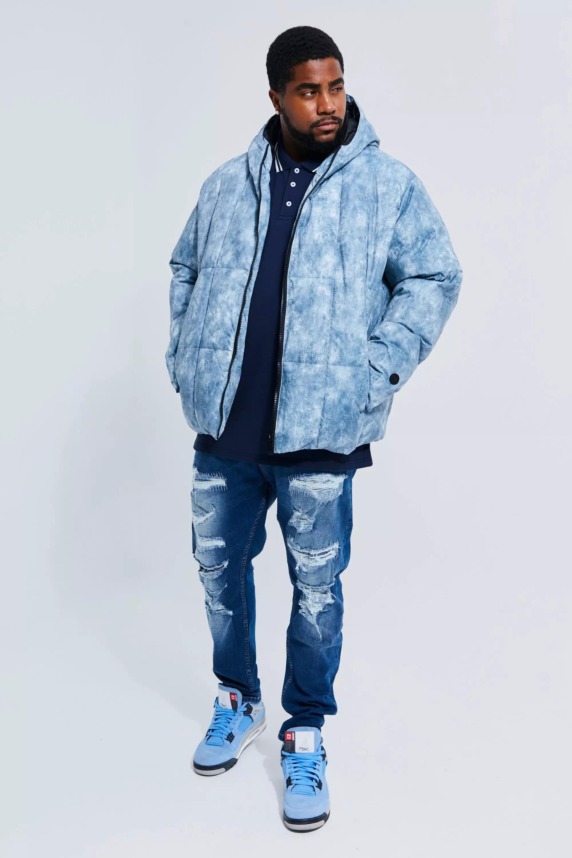 Tie dye hot sale puffer coat